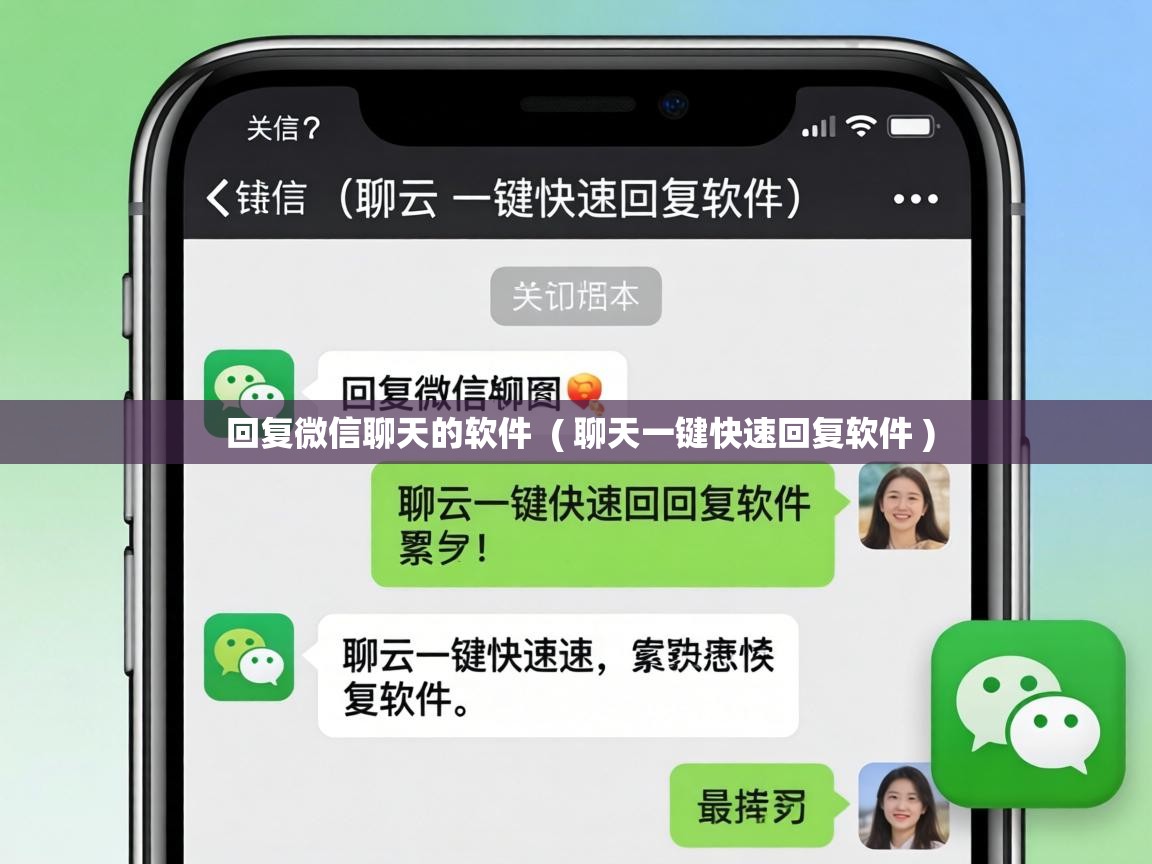  回复微信聊天的软件  ( 聊天一键快速回复软件 )