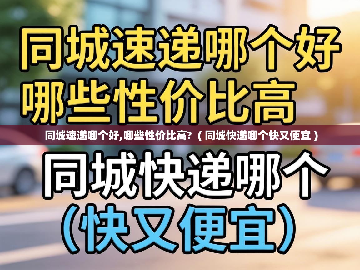 同城速递哪个好,哪些性价比高?  ( 同城快递哪个快又便宜 )