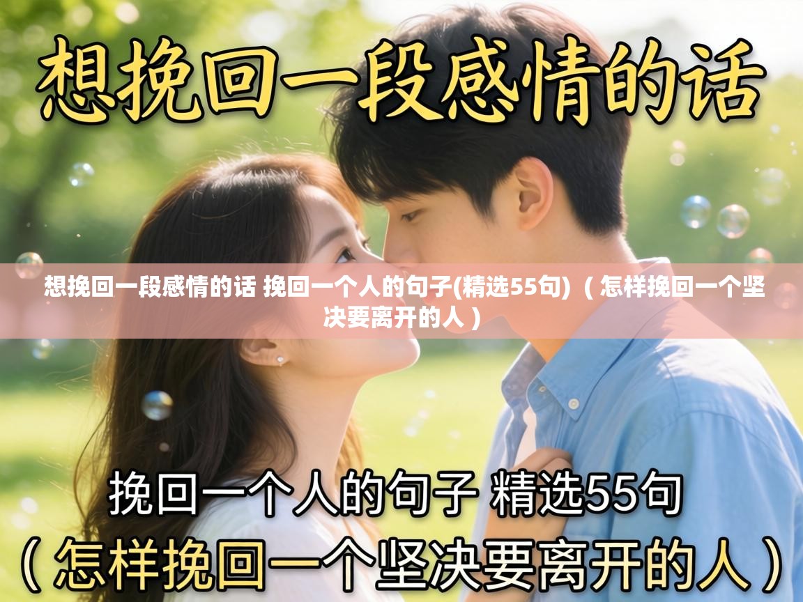  想挽回一段感情的话 挽回一个人的句子(精选55句)  ( 怎样挽回一个坚决要离开的人 )