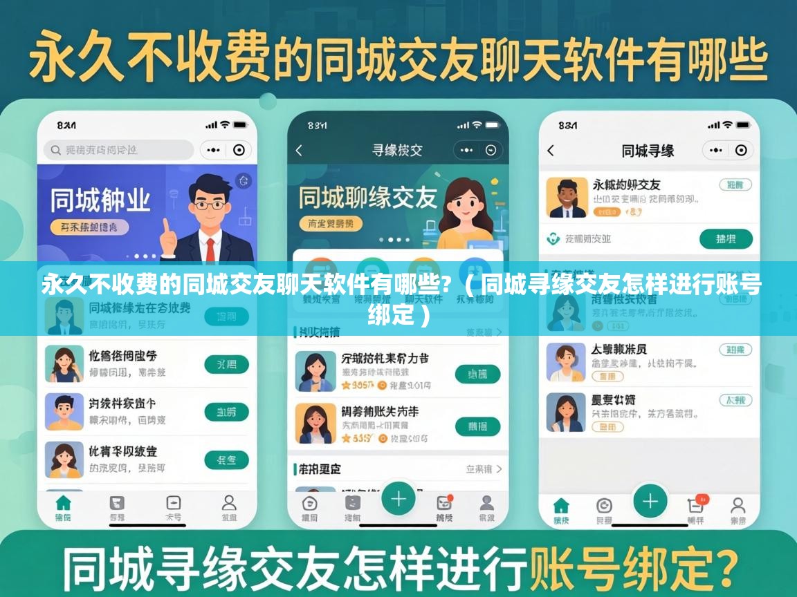  永久不收费的同城交友聊天软件有哪些?  ( 同城寻缘交友怎样进行账号绑定 )