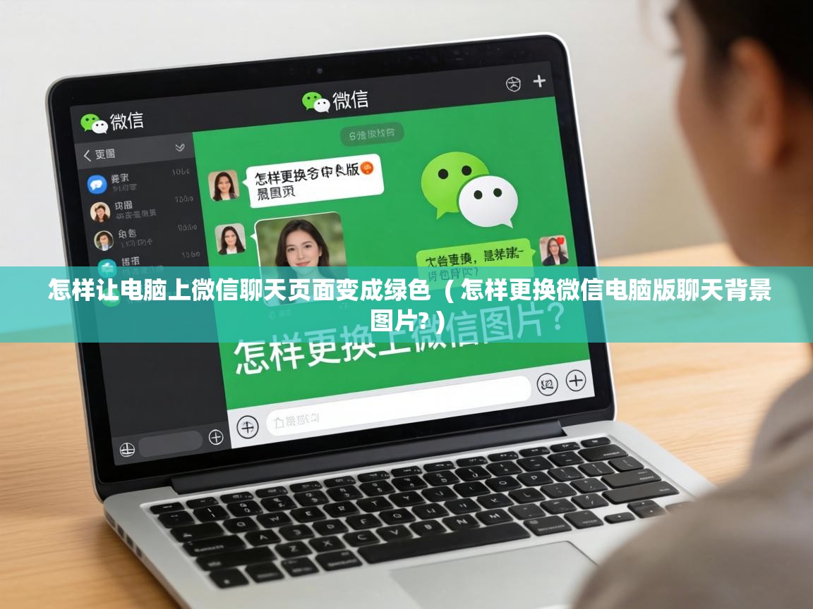  怎样让电脑上微信聊天页面变成绿色  ( 怎样更换微信电脑版聊天背景图片? )