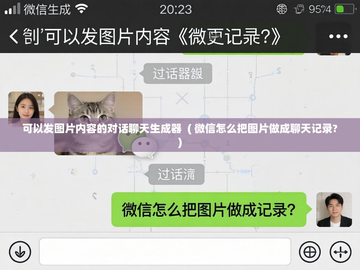  可以发图片内容的对话聊天生成器  ( 微信怎么把图片做成聊天记录? )