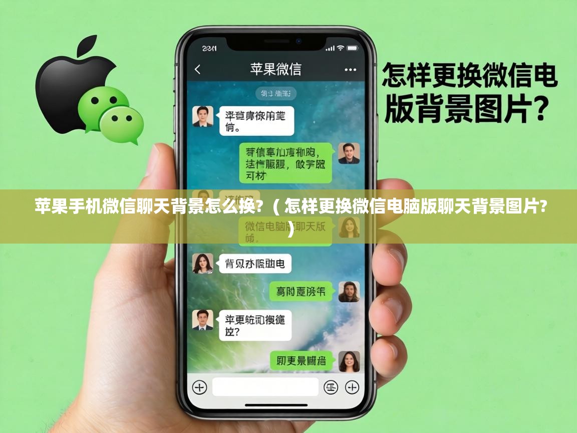  苹果手机微信聊天背景怎么换?  ( 怎样更换微信电脑版聊天背景图片? )