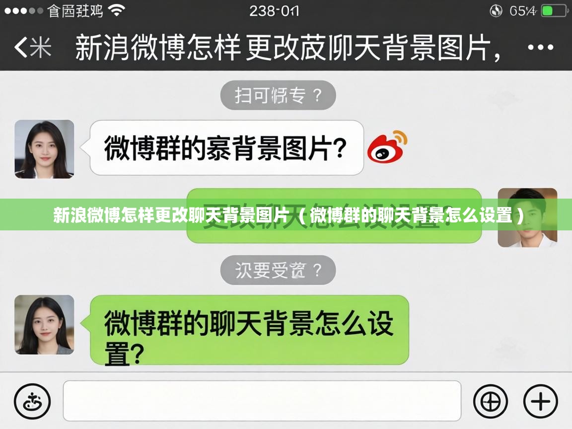  新浪微博怎样更改聊天背景图片  ( 微博群的聊天背景怎么设置 )