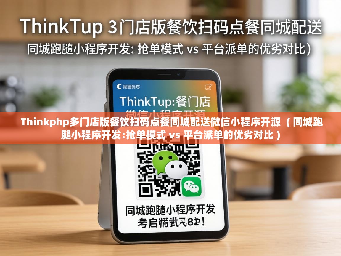  Thinkphp多门店版餐饮扫码点餐同城配送微信小程序开源  ( 同城跑腿小程序开发:抢单模式 vs 平台派单的优劣对比 )