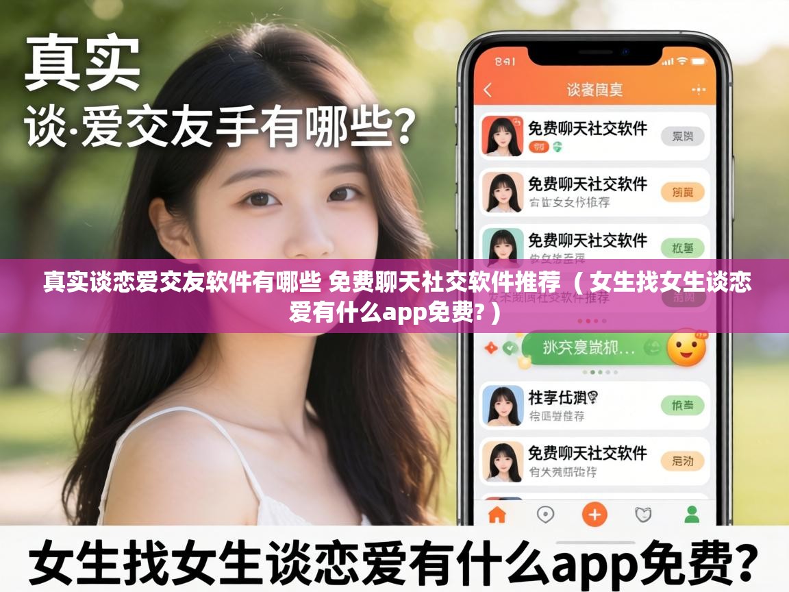  真实谈恋爱交友软件有哪些 免费聊天社交软件推荐  ( 女生找女生谈恋爱有什么app免费? )