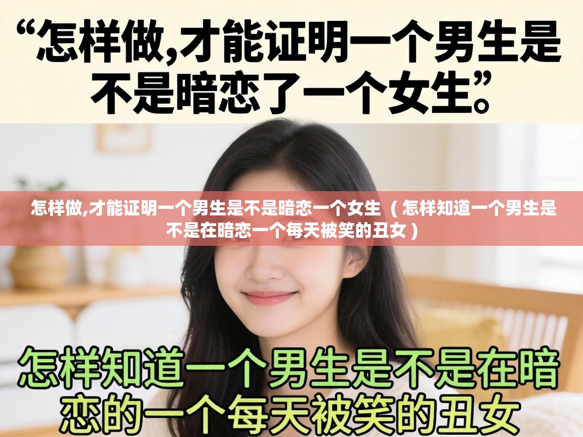  怎样做,才能证明一个男生是不是暗恋一个女生  ( 怎样知道一个男生是不是在暗恋一个每天被笑的丑女 )