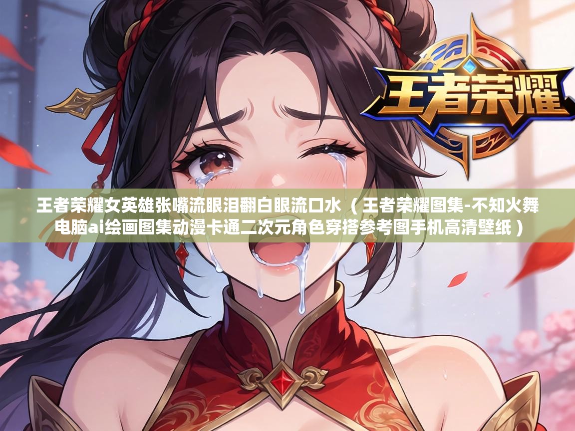  王者荣耀女英雄张嘴流眼泪翻白眼流口水  ( 王者荣耀图集-不知火舞 电脑ai绘画图集动漫卡通二次元角色穿搭参考图手机高清壁纸 )