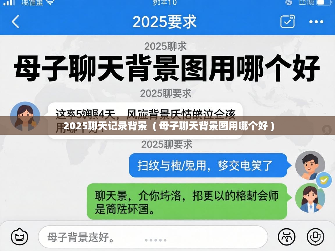  2025聊天记录背景  ( 母子聊天背景图用哪个好 )