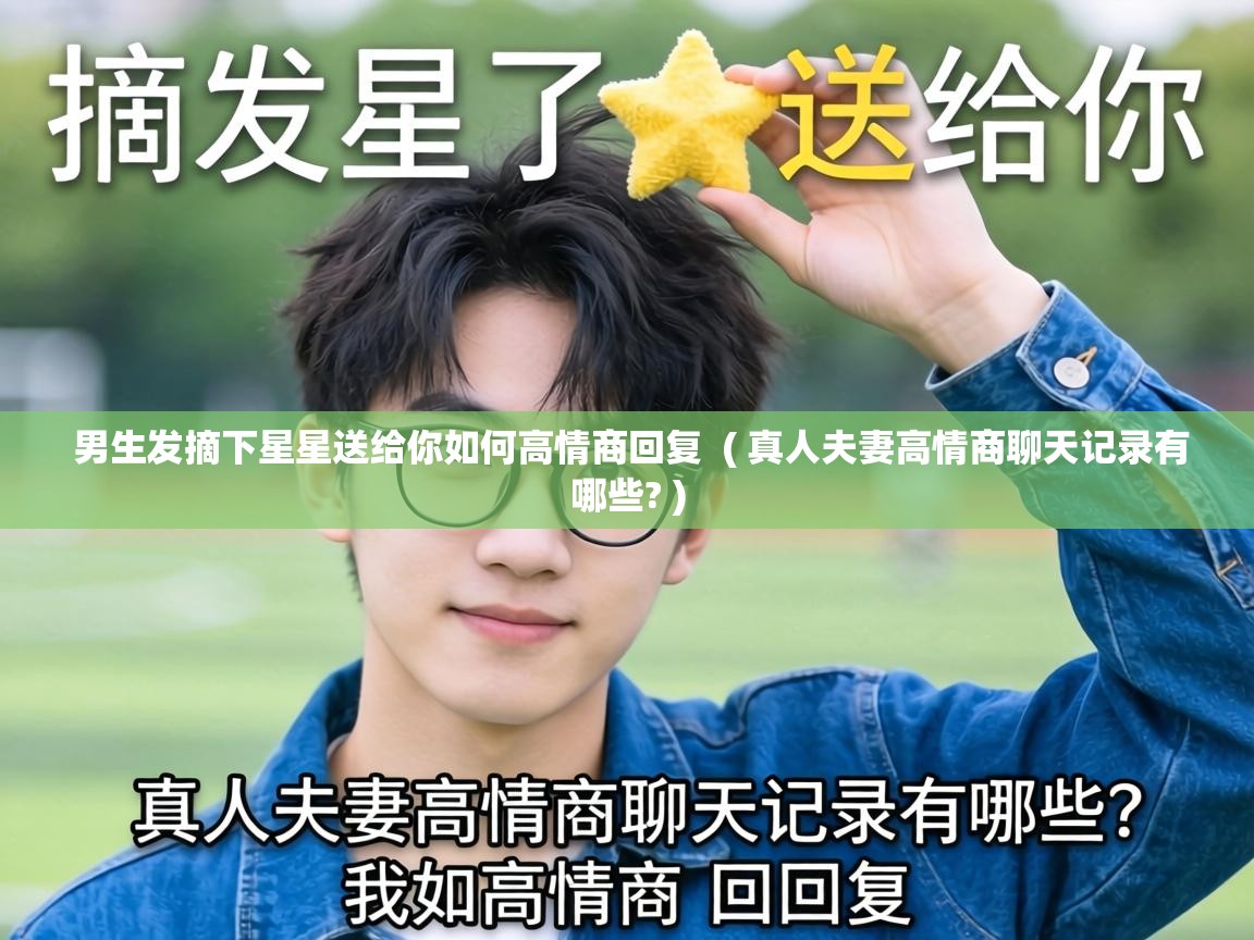  男生发摘下星星送给你如何高情商回复  ( 真人夫妻高情商聊天记录有哪些? )