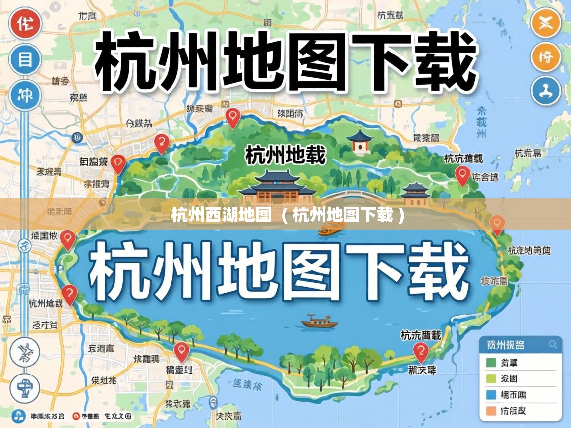  杭州西湖地图  ( 杭州地图下载 )