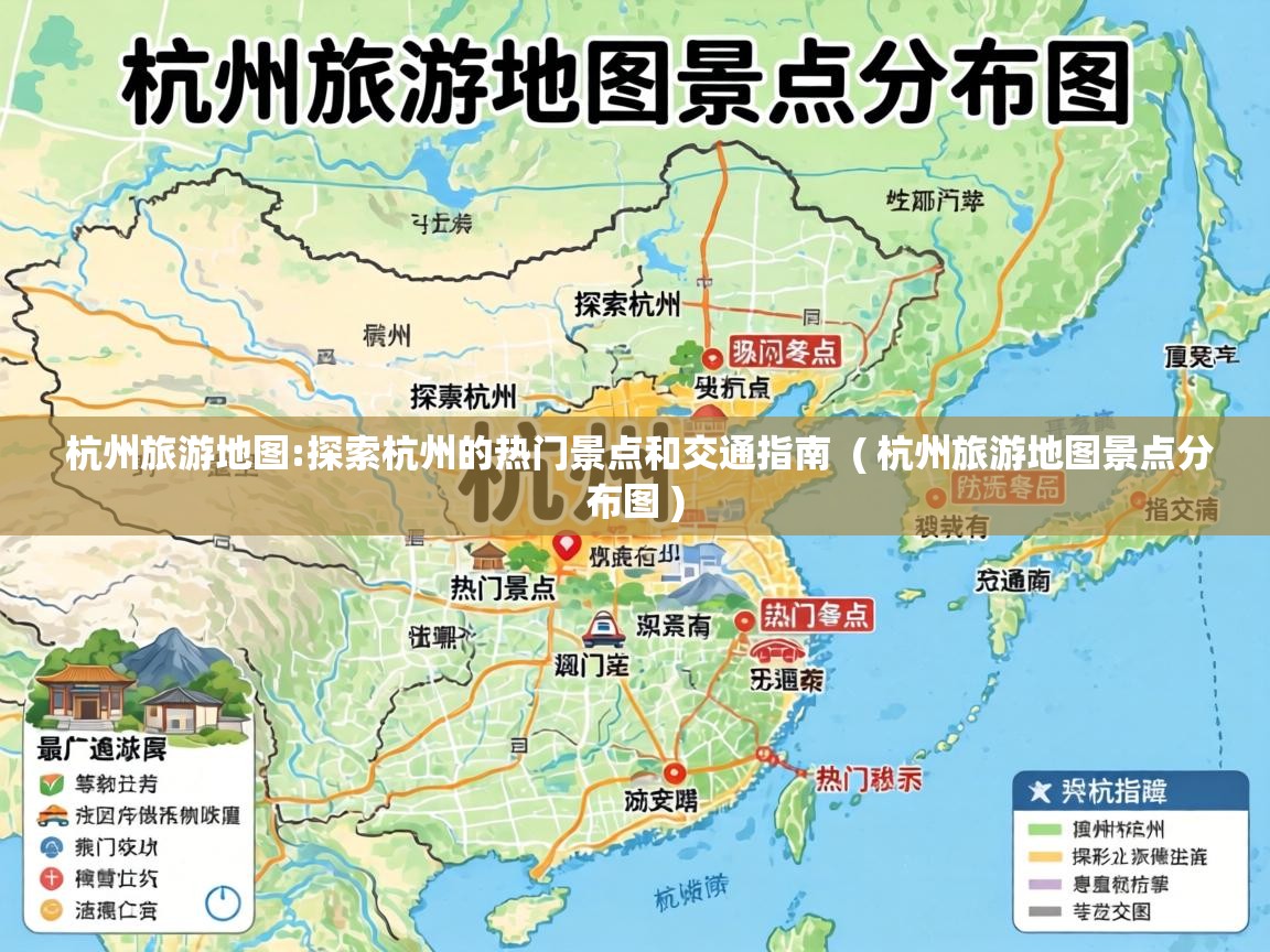  杭州旅游地图:探索杭州的热门景点和交通指南  ( 杭州旅游地图景点分布图 )