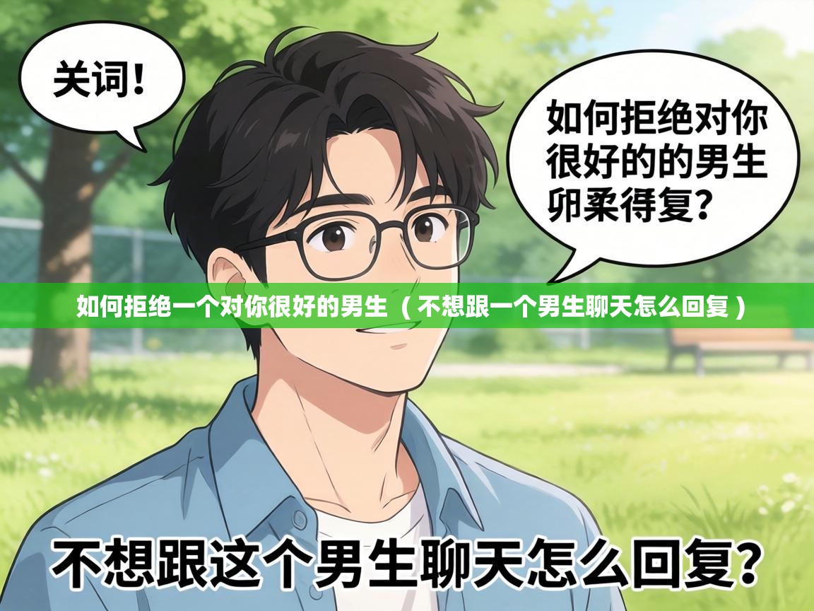  如何拒绝一个对你很好的男生  ( 不想跟一个男生聊天怎么回复 )