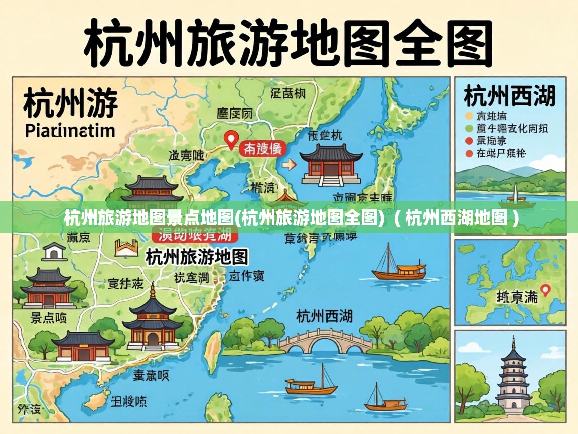  杭州旅游地图景点地图(杭州旅游地图全图)  ( 杭州西湖地图 )