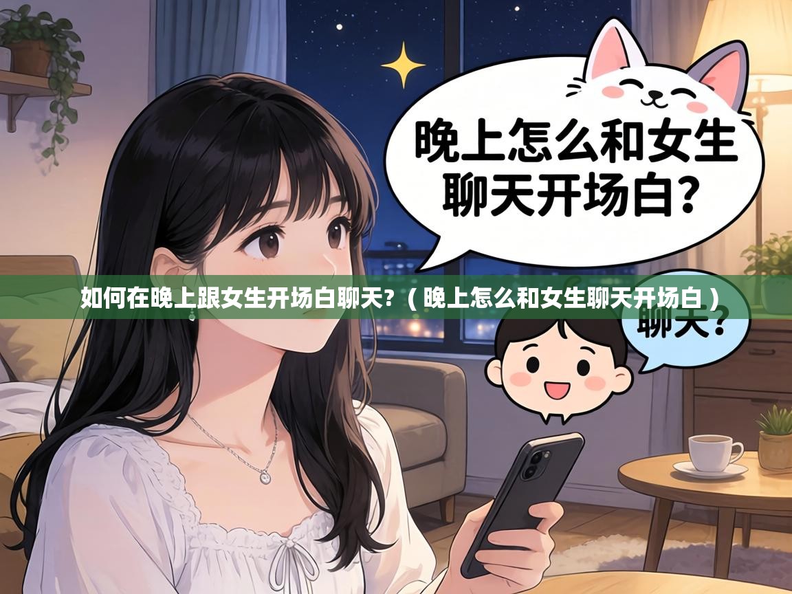  如何在晚上跟女生开场白聊天?  ( 晚上怎么和女生聊天开场白 )