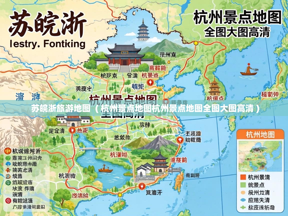  苏皖浙旅游地图  ( 杭州景点地图杭州景点地图全图大图高清 )