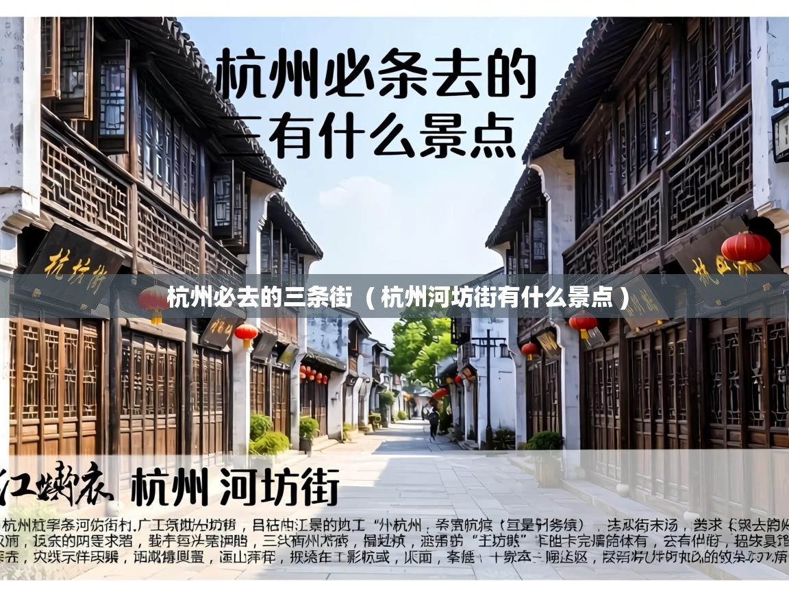  杭州必去的三条街  ( 杭州河坊街有什么景点 )
