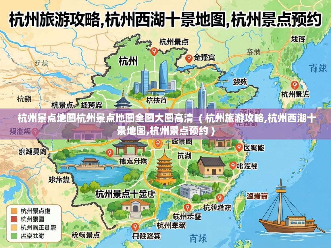  杭州景点地图杭州景点地图全图大图高清  ( 杭州旅游攻略,杭州西湖十景地图,杭州景点预约 )