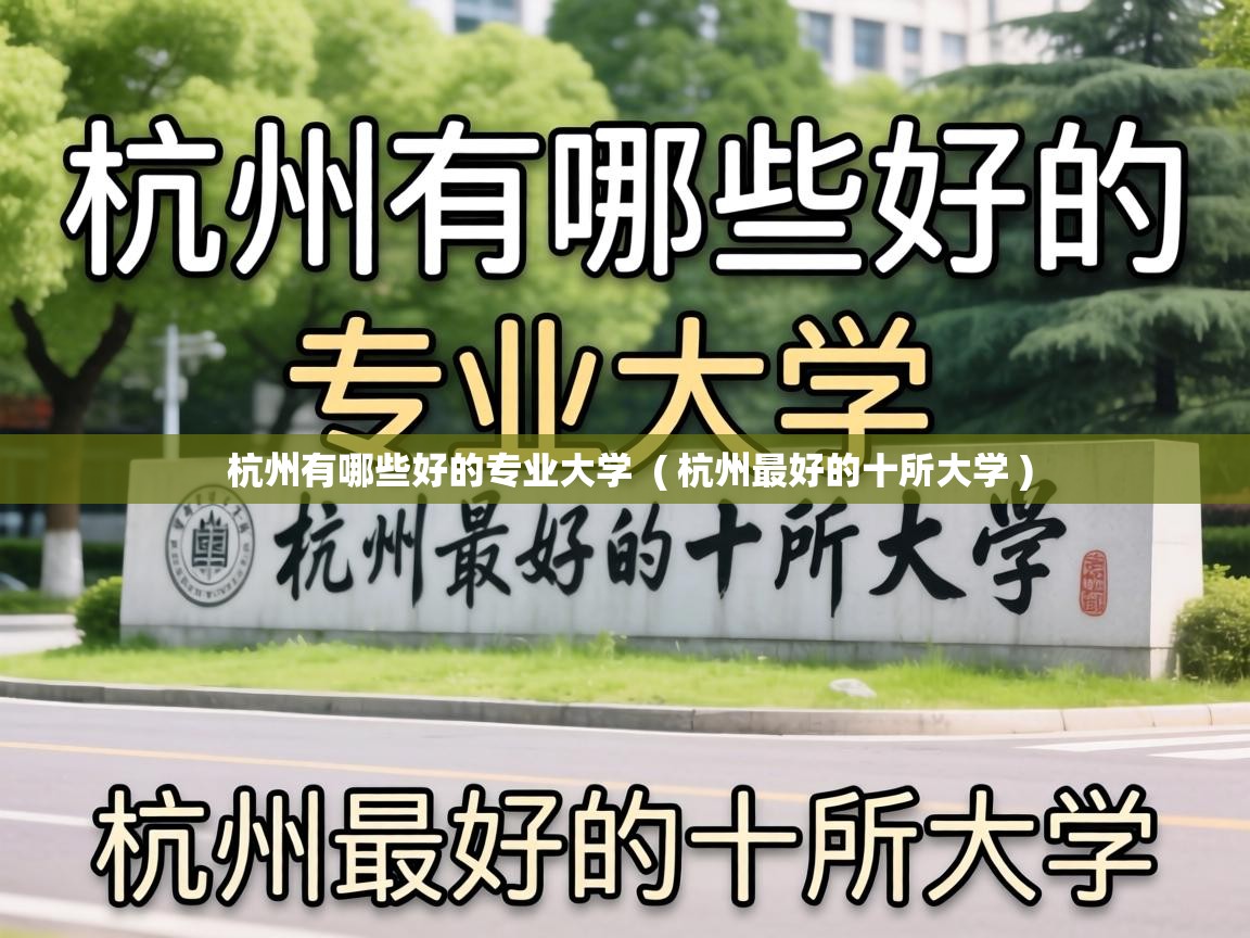  杭州有哪些好的专业大学  ( 杭州最好的十所大学 )