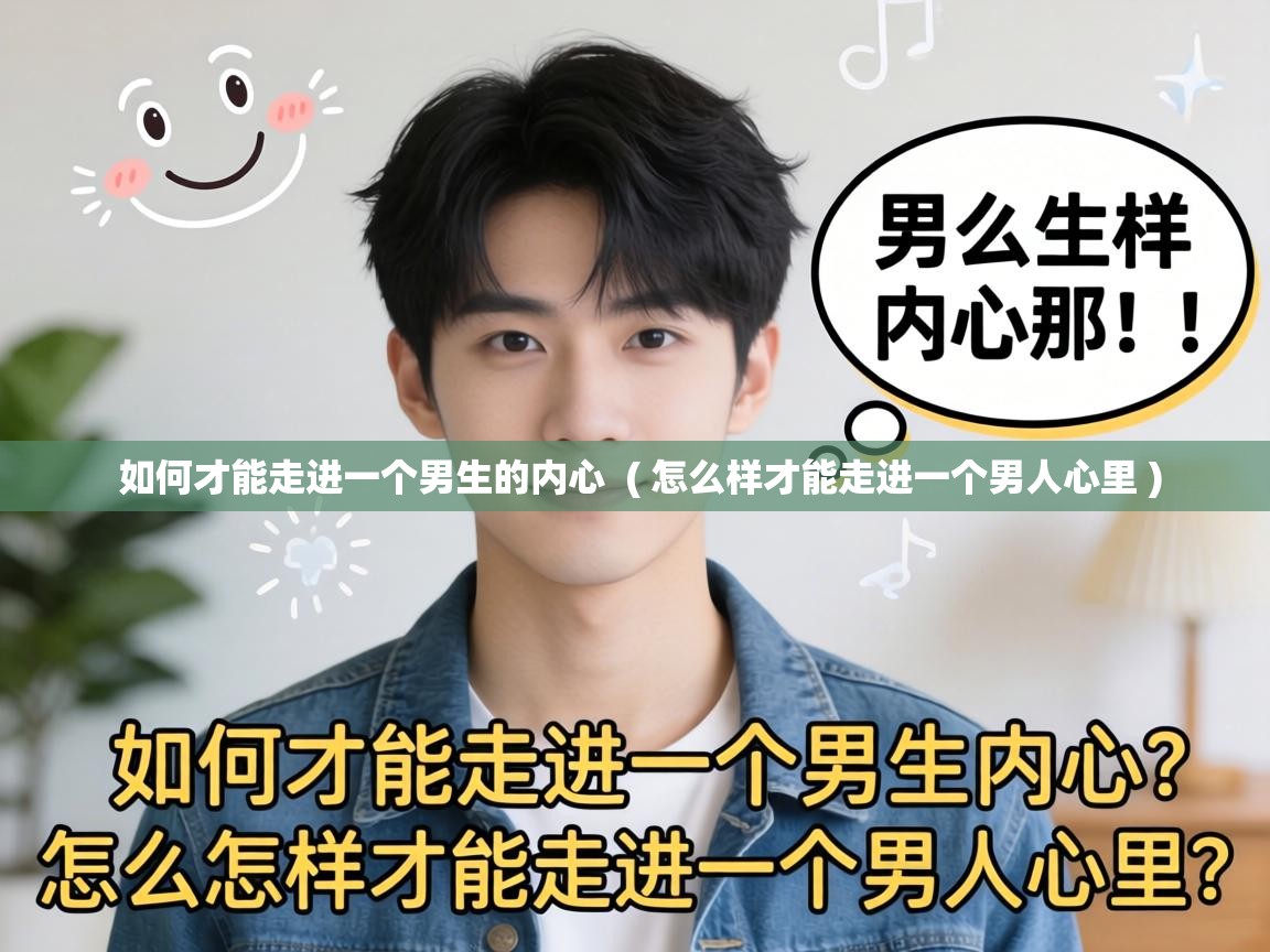  如何才能走进一个男生的内心  ( 怎么样才能走进一个男人心里 )