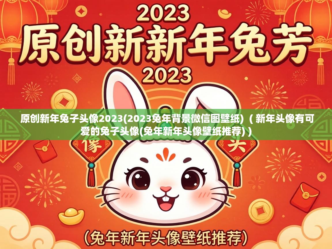  原创新年兔子头像2023(2023兔年背景微信图壁纸)  ( 新年头像有可爱的兔子头像(兔年新年头像壁纸推荐) )