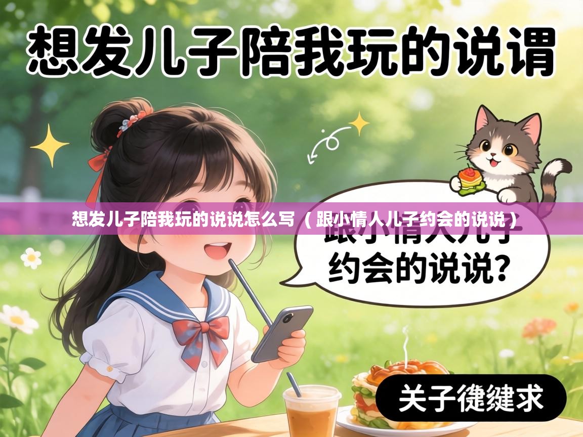  想发儿子陪我玩的说说怎么写  ( 跟小情人儿子约会的说说 )