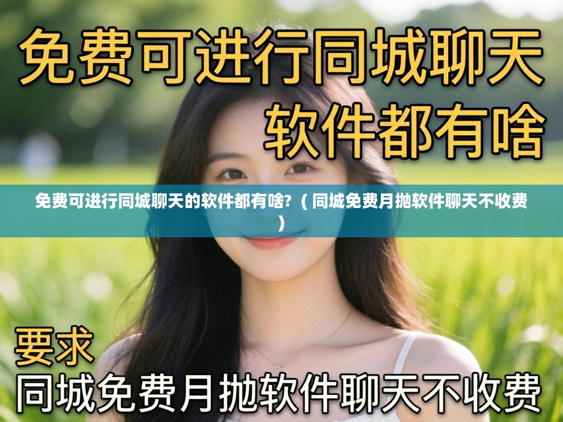  免费可进行同城聊天的软件都有啥?  ( 同城免费月抛软件聊天不收费 )
