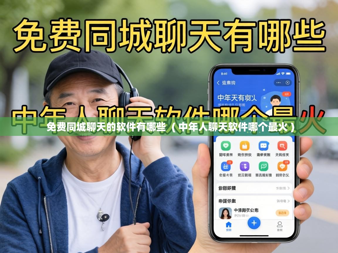  免费同城聊天的软件有哪些  ( 中年人聊天软件哪个最火 )
