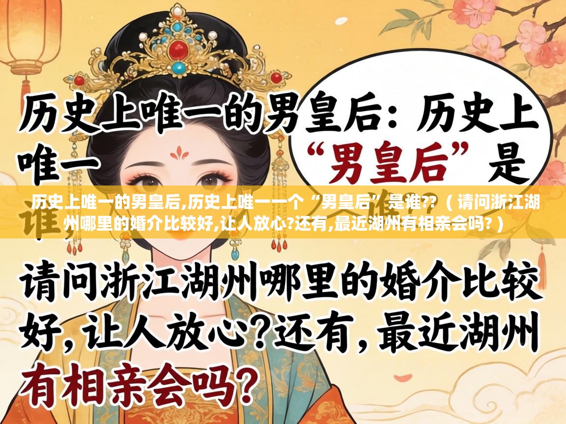  历史上唯一的男皇后,历史上唯一一个“男皇后”是谁??  ( 请问浙江湖州哪里的婚介比较好,让人放心?还有,最近湖州有相亲会吗? )