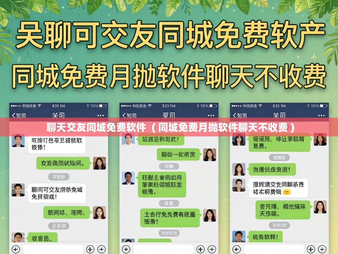  聊天交友同城免费软件  ( 同城免费月抛软件聊天不收费 )