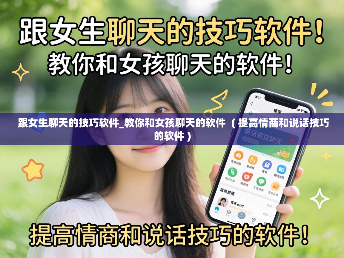  跟女生聊天的技巧软件_教你和女孩聊天的软件  ( 提高情商和说话技巧的软件 )
