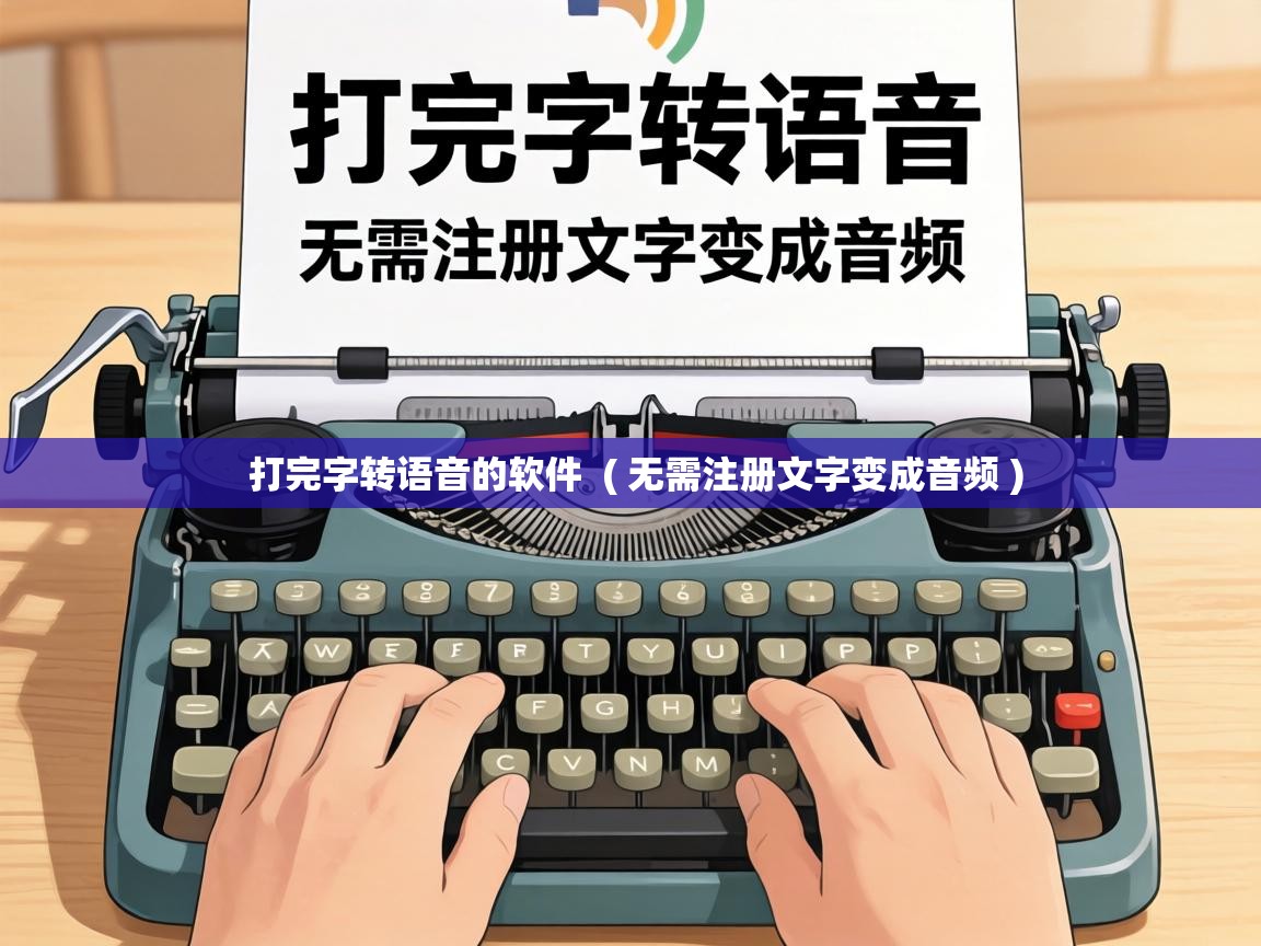  打完字转语音的软件  ( 无需注册文字变成音频 )