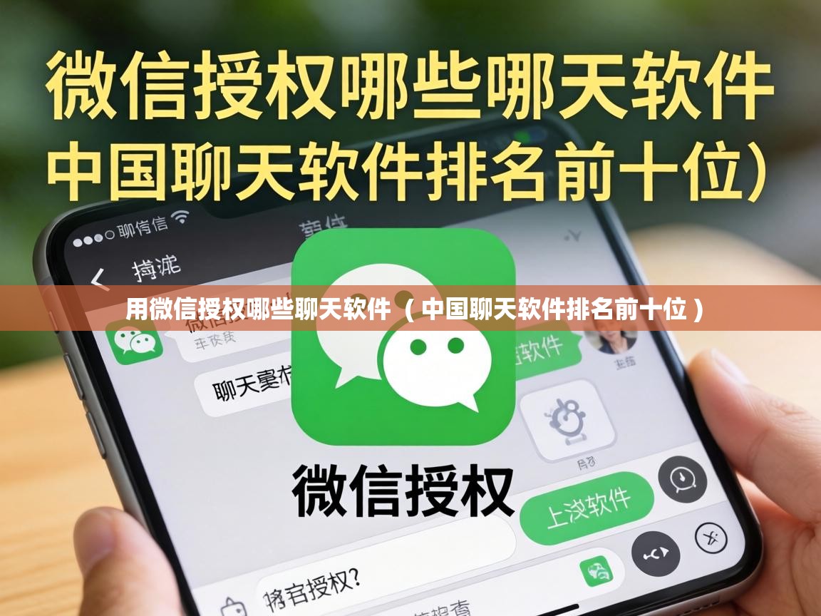  用微信授权哪些聊天软件  ( 中国聊天软件排名前十位 )