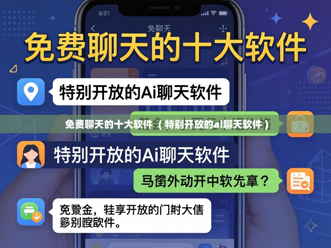  免费聊天的十大软件  ( 特别开放的ai聊天软件 )