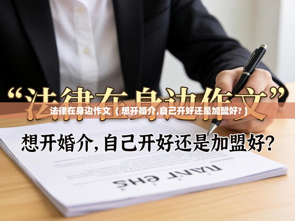  法律在身边作文  ( 想开婚介,自己开好还是加盟好? )