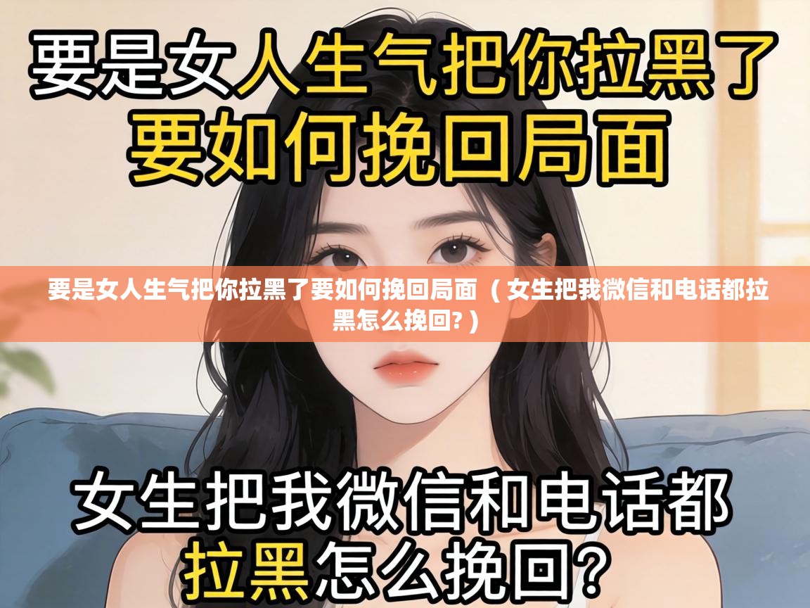  要是女人生气把你拉黑了要如何挽回局面  ( 女生把我微信和电话都拉黑怎么挽回? )