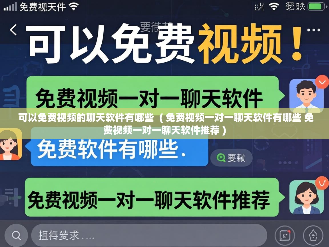  可以免费视频的聊天软件有哪些  ( 免费视频一对一聊天软件有哪些 免费视频一对一聊天软件推荐 )