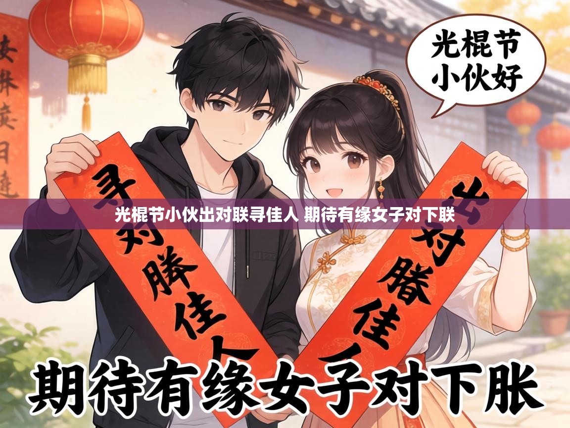  光棍节小伙出对联寻佳人 期待有缘女子对下联 