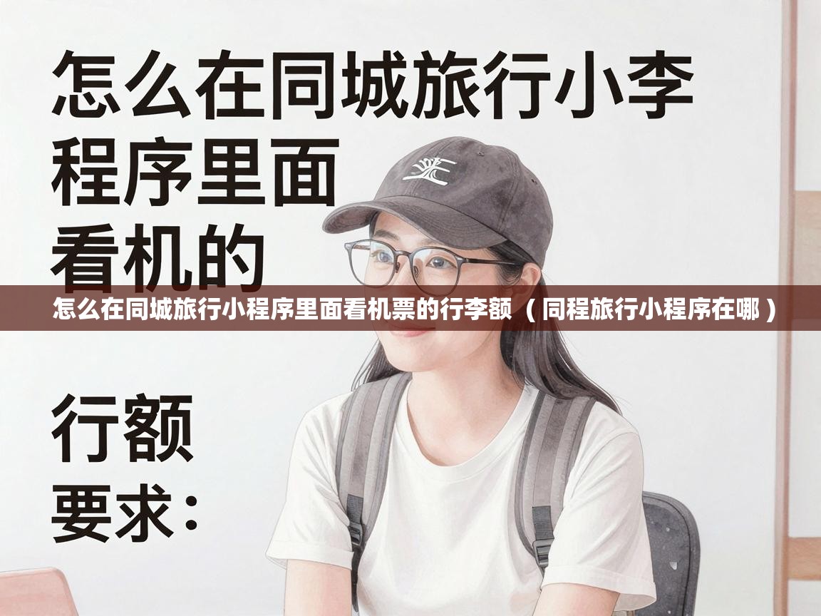  怎么在同城旅行小程序里面看机票的行李额  ( 同程旅行小程序在哪 )