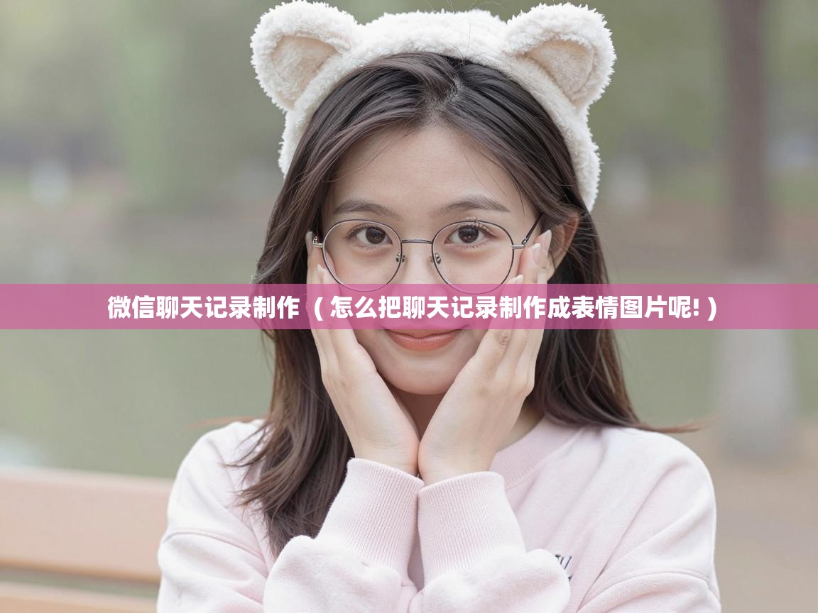  微信聊天记录制作  ( 怎么把聊天记录制作成表情图片呢! )