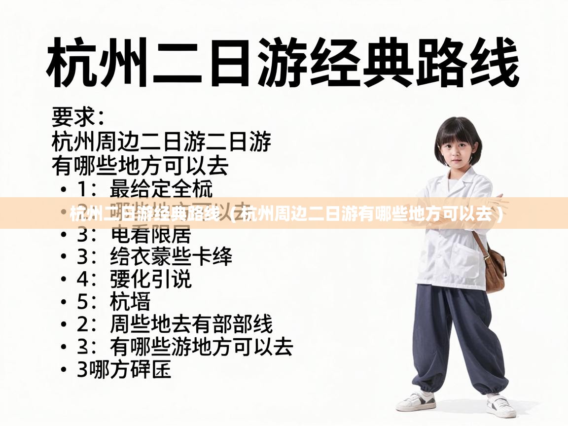  杭州二日游经典路线  ( 杭州周边二日游有哪些地方可以去 )