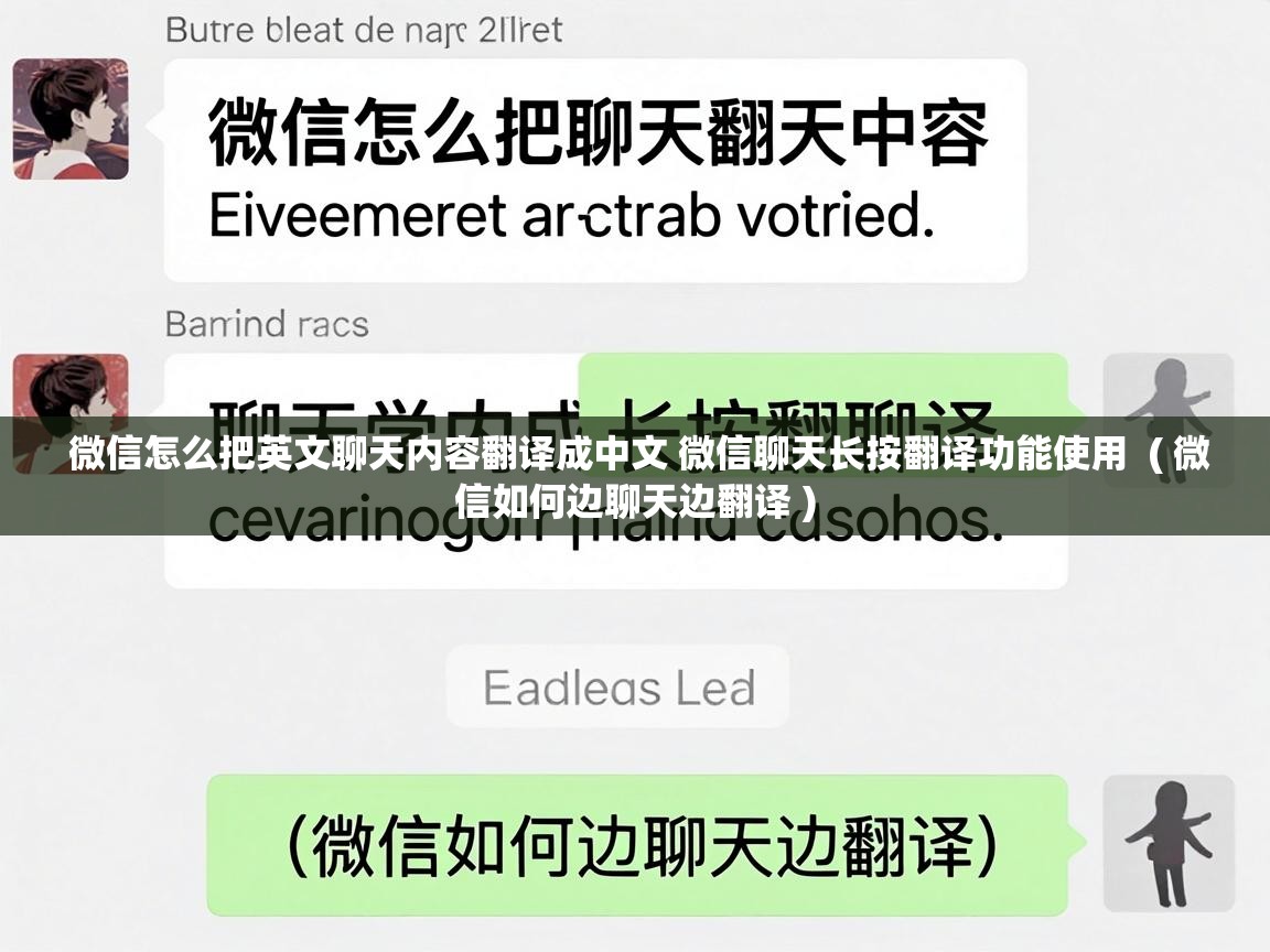  微信怎么把英文聊天内容翻译成中文 微信聊天长按翻译功能使用  ( 微信如何边聊天边翻译 )