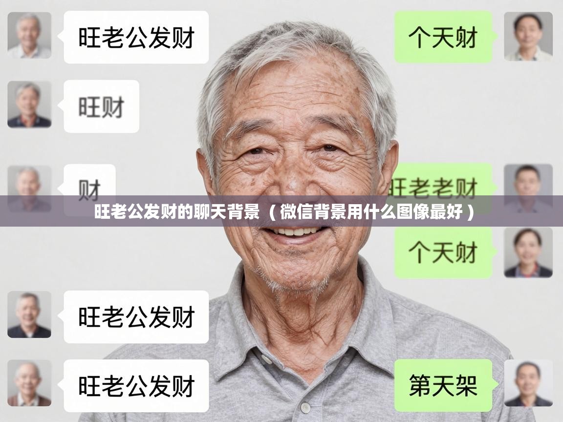  旺老公发财的聊天背景  ( 微信背景用什么图像最好 )