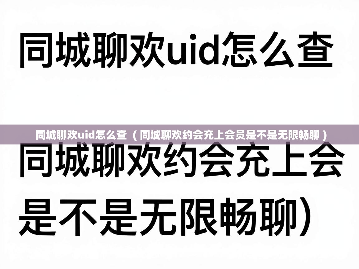  同城聊欢uid怎么查  ( 同城聊欢约会充上会员是不是无限畅聊 )
