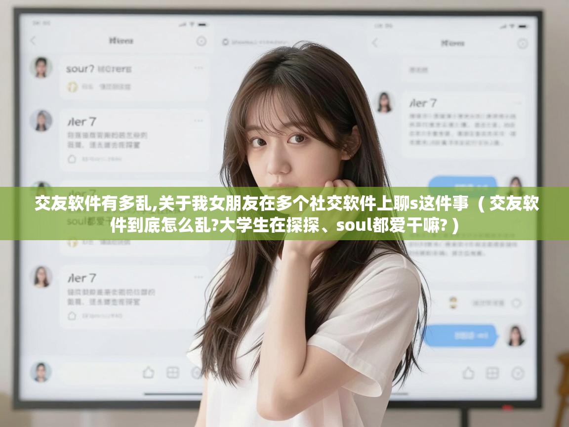  交友软件有多乱,关于我女朋友在多个社交软件上聊s这件事  ( 交友软件到底怎么乱?大学生在探探、soul都爱干嘛? )