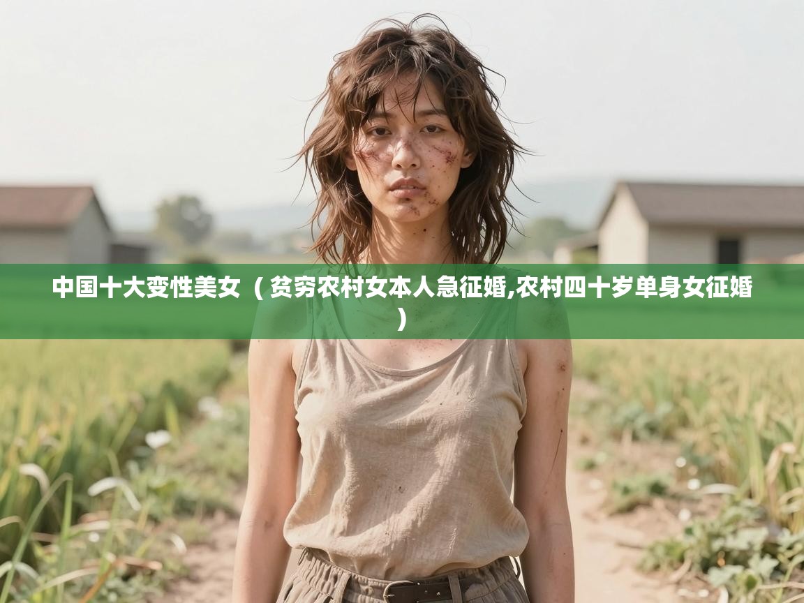  中国十大变性美女  ( 贫穷农村女本人急征婚,农村四十岁单身女征婚 )