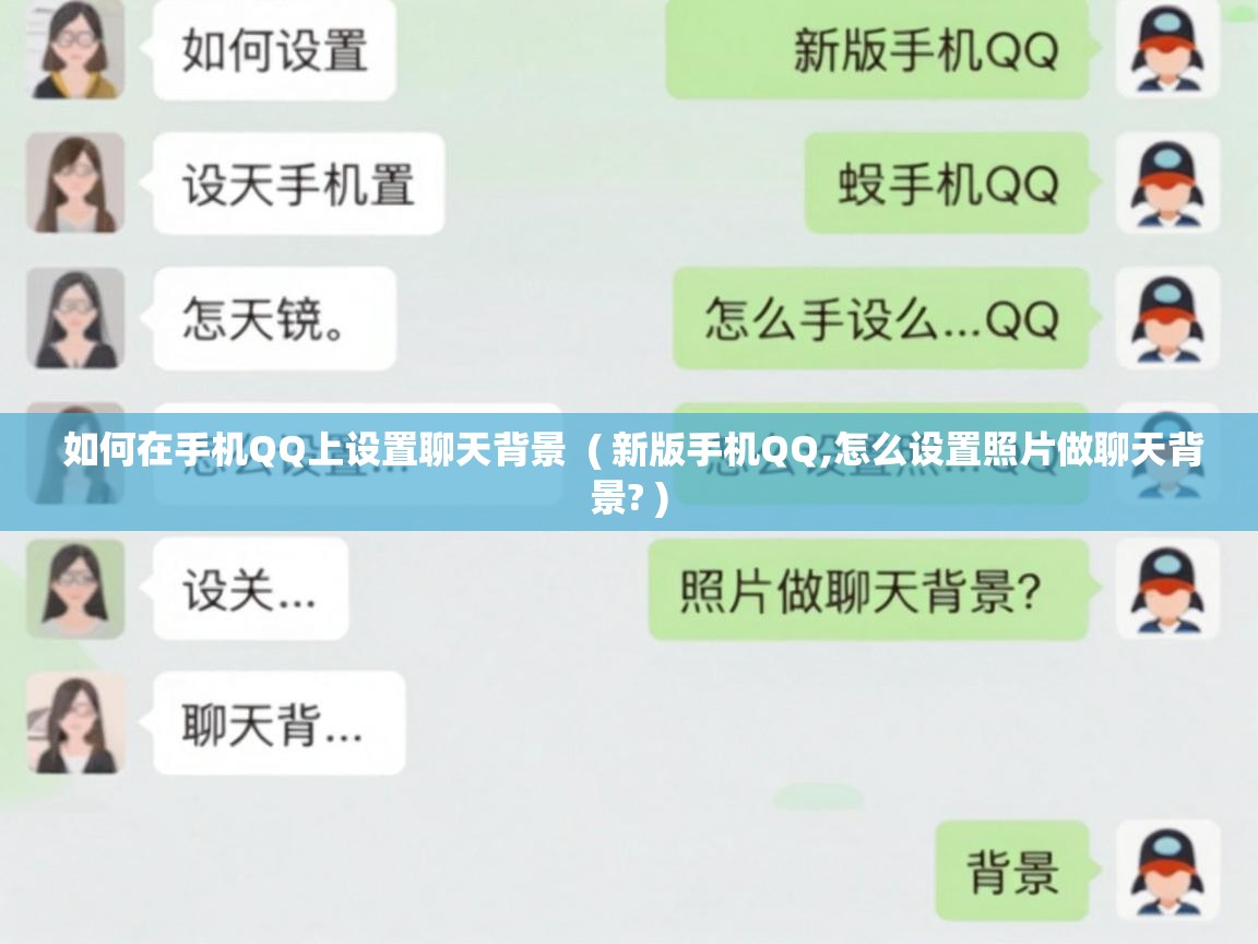  如何在手机QQ上设置聊天背景  ( 新版手机QQ,怎么设置照片做聊天背景? )