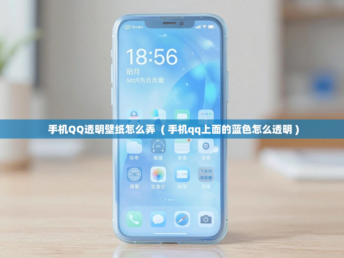  手机QQ透明壁纸怎么弄  ( 手机qq上面的蓝色怎么透明 )