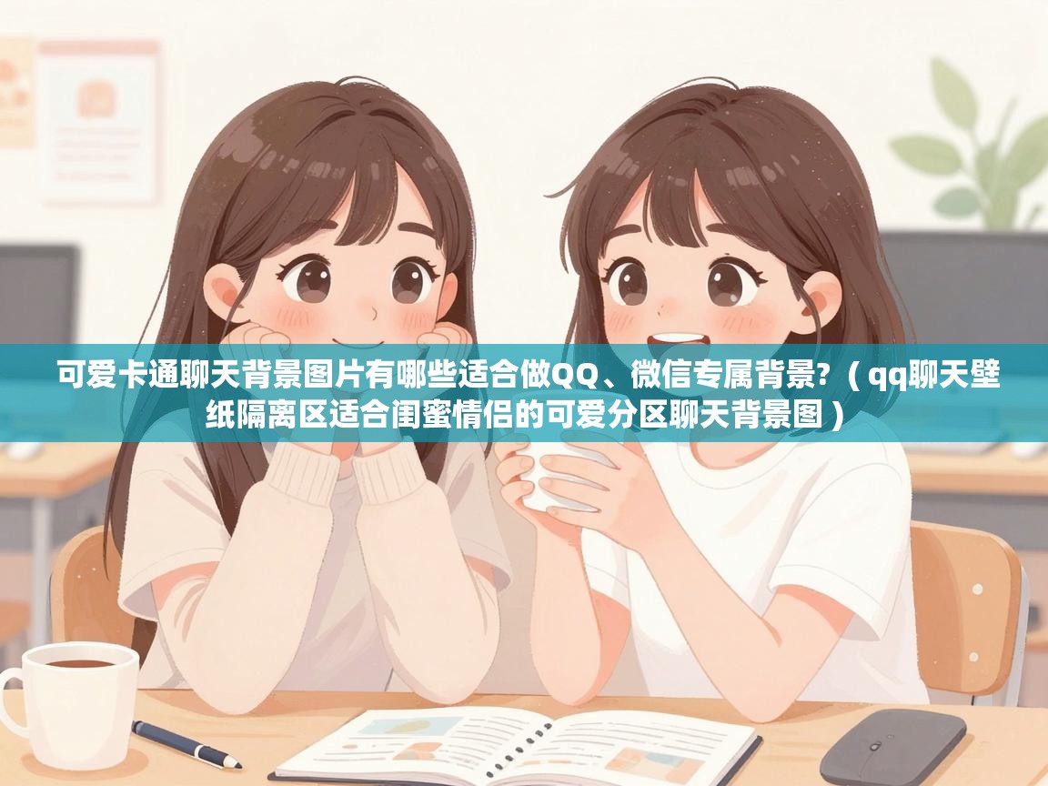  可爱卡通聊天背景图片有哪些适合做QQ、微信专属背景?  ( qq聊天壁纸隔离区适合闺蜜情侣的可爱分区聊天背景图 )