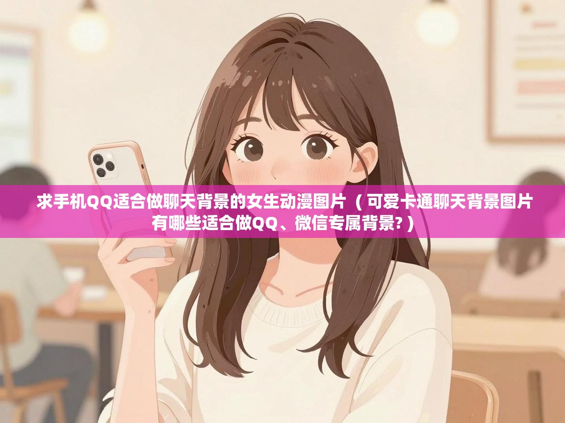  求手机QQ适合做聊天背景的女生动漫图片  ( 可爱卡通聊天背景图片有哪些适合做QQ、微信专属背景? )